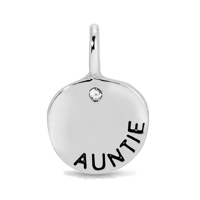 Silver Auntie Charm