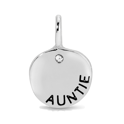 Silver Auntie Charm