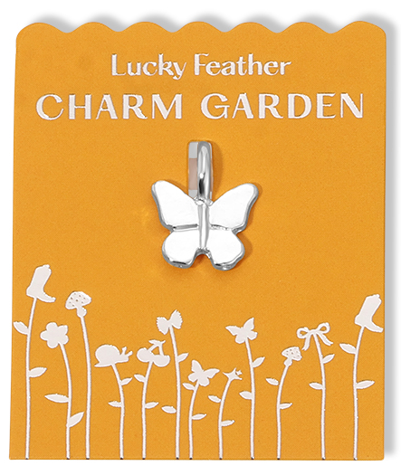Silver butterfly charm for jewelry gift from Magnolias Home Decor
