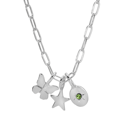 Silver Butterfly Charm