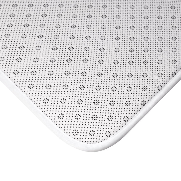 Bath Mat Minimalist Modern Striped Blue White, Bath Mat Modern Minimalist Striped, Bathroom Decor & Accessories | Pippa + June
