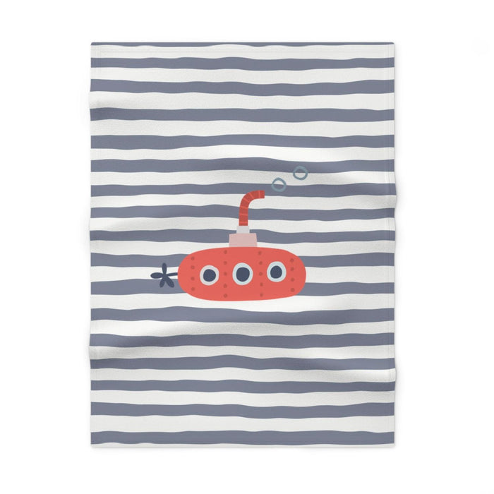 Boys Blanket Nautical Ocean, Baby Blanket, Boys Bedding | Pippa + June