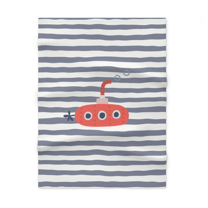 Boys Blanket Nautical Ocean, Baby Blanket, Boys Bedding | Pippa + June