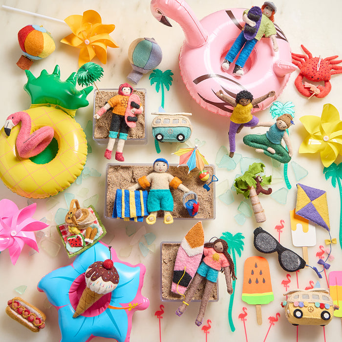 Surf's Up Hippie Bus Ornament