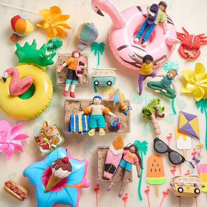 Surf's Up Hippie Bus Ornament