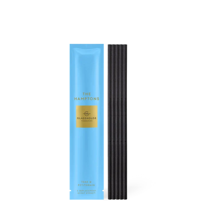 Glasshouse The Hamptons replacement scent stems cashmere sunshine sandalwood home fragrance gift from Magnolias Home Decor
