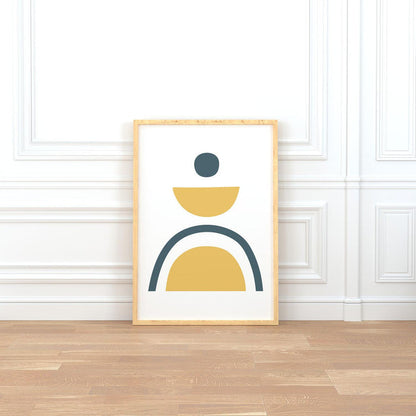 Mid Century Modern Wall Art Print Utopia, Modern Wall Art | Pippa +June