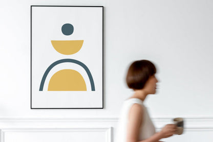 Mid Century Modern Wall Art Print Utopia, Modern Wall Art | Pippa +June