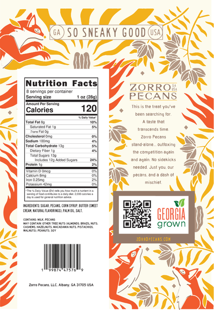 Zorro Pecans - Praline Pecans - 12 bags